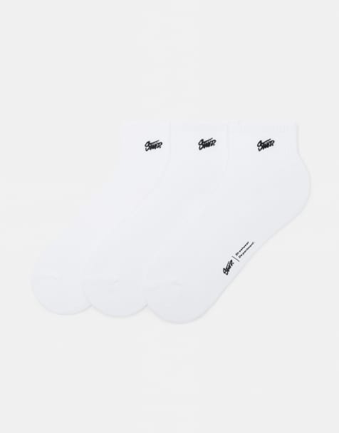 Pull&Bear pakke med 3 par stwd-sokker i hvid - view 1