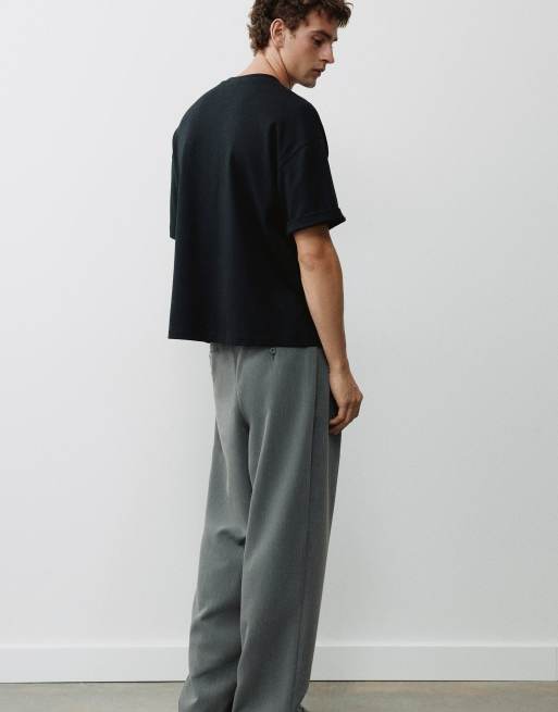 Pull&Bear pantalon ajusté à pinces gris, 7 de 7