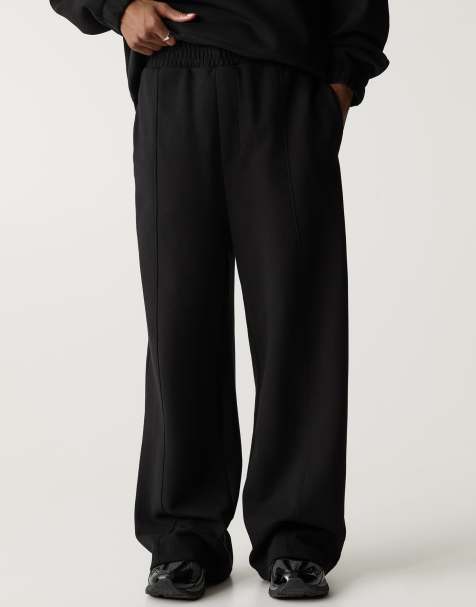 Pull&Bear - Pantalon ajusté large - Noir - view 1
