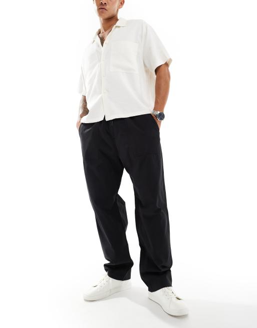 Pull&Bear - Pantalon ample casual - Noir, 2 de 5