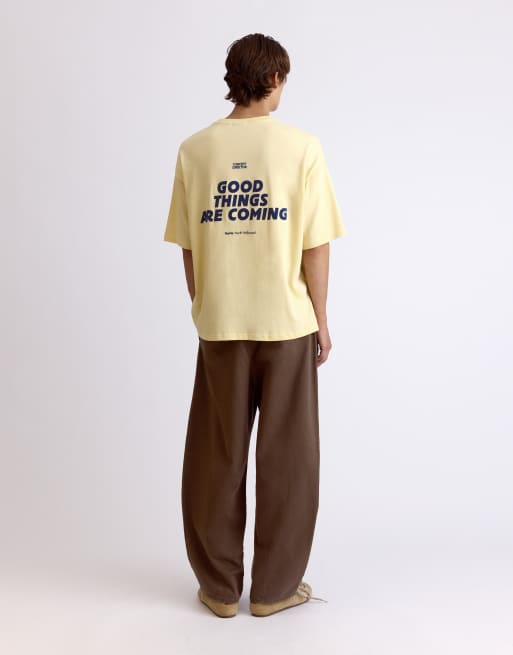 Pull&Bear pantalon baggy à pinces marron, 2 de 6