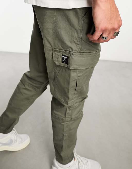 Pantalon cargo pull and bear homme new arrivals