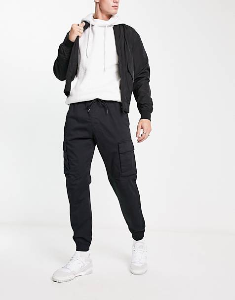 Homme Vêtements Shorts Shorts habillés et chino Pantalon fuselé en similicuir délavé avec fermeture éclair ASOS pour homme en coloris Noir 