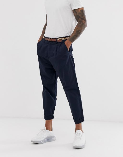 Pantalon chino outlet avec ceinture