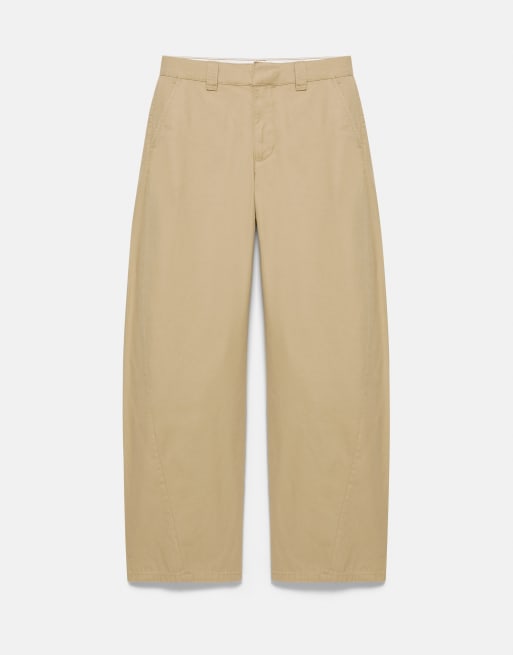 Pull&Bear pantalon chino ballon sable, 4 de 6