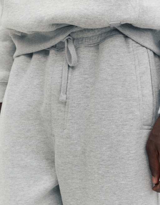 Pull&Bear pantalon de jogging baggy gris chiné, 3 de 7