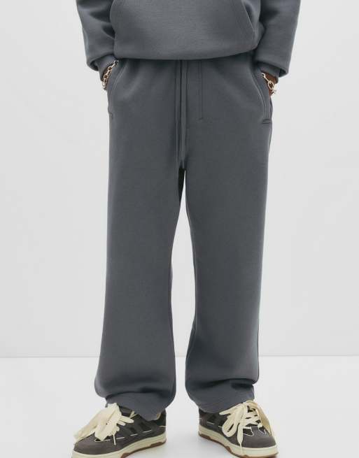 Pull&Bear - Pantalon de jogging - Bleu gris