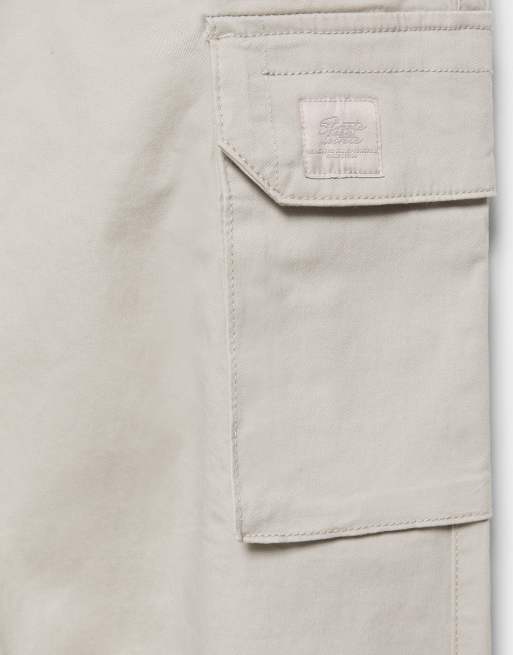 Pull&Bear pantalon de jogging cargo couleur pierre, 7 de 7