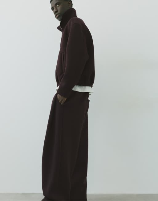Pull&Bear pantalon de jogging coupe relaxed marron, 5 de 7