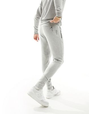 Pull&Bear soft touch jogger in grey - ASOS Price Checker