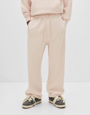 Pull & Bear - Pantalon de jogging épais - Rose
