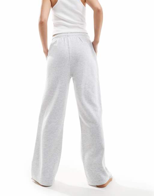 Pull&Bear Pantalon de jogging large Gris chiné ASOS