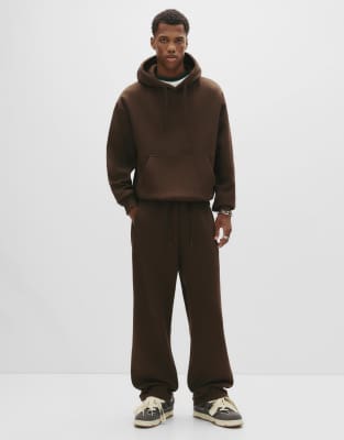 Pull & Bear - Pantalon de jogging - Marron-Brown