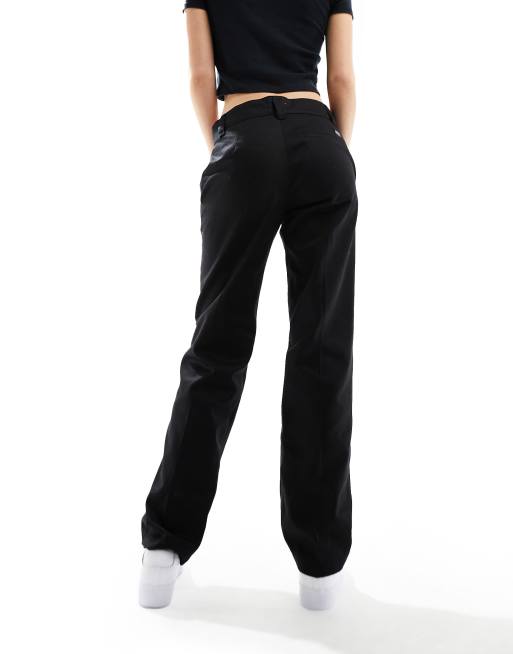 Pull&Bear - Pantalon droit - Noir, 3 de 5