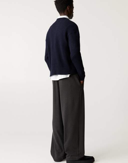 Pull&Bear - Pantalon habillé à rayures - Gris, 2 de 4
