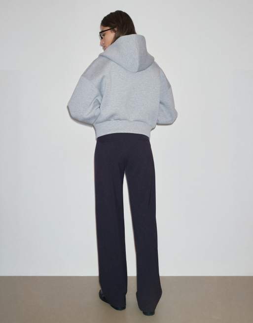 Pull&Bear pantalon habillé droit bleu marine, 2 de 7