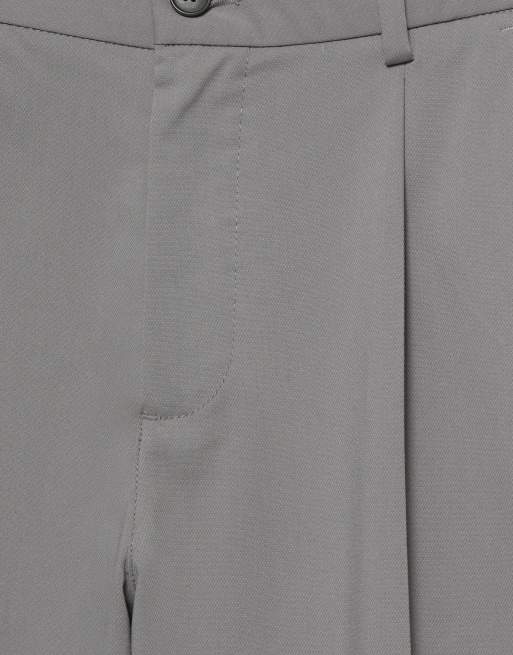 Pull&Bear - Pantalon habillé large - Gris, 7 de 7