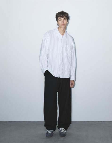 Pull&Bear - Pantalon habillé - Noir - view 1