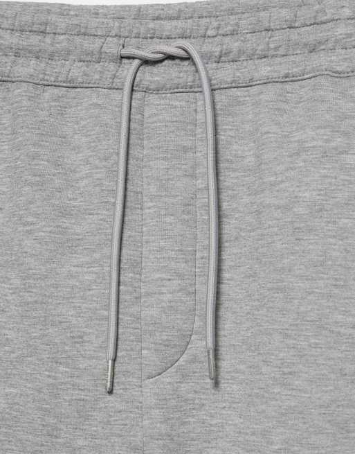 Pull&Bear pantaloni della tuta relaxed fit in grigio mélange, 7 di 7