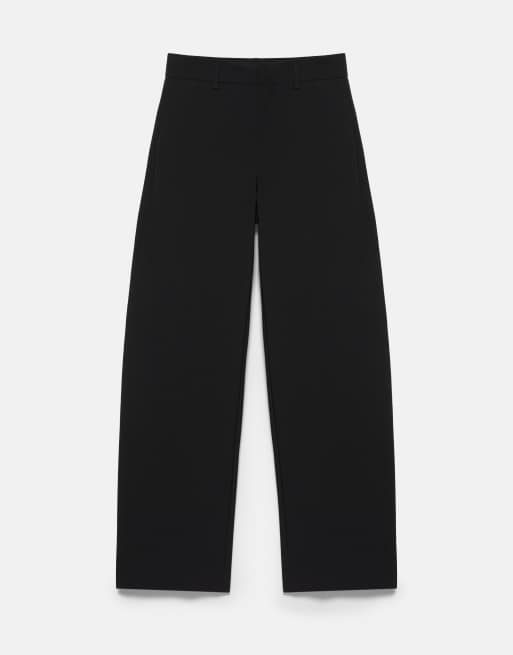 Pull&Bear pantaloni eleganti a righe neri, 6 di 7