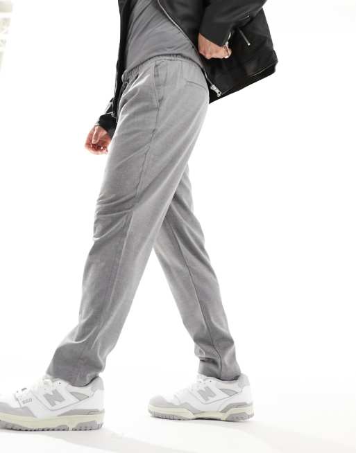 Pull&Bear - Pantaloni sartoriali grigi, 4 di 5