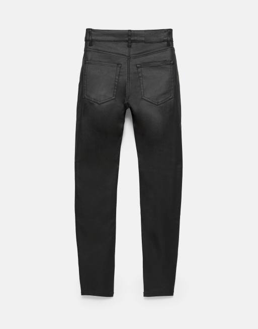 Pull&Bear pantaloni skinny effetto pelle neri, 7 di 7
