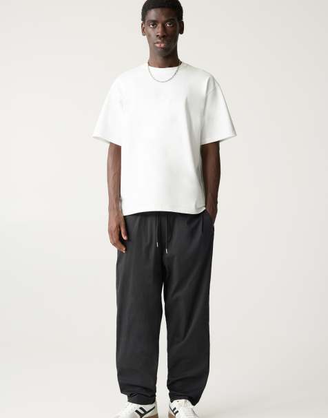 Pull&Bear - Pantaloni stile jogging neri - view 1