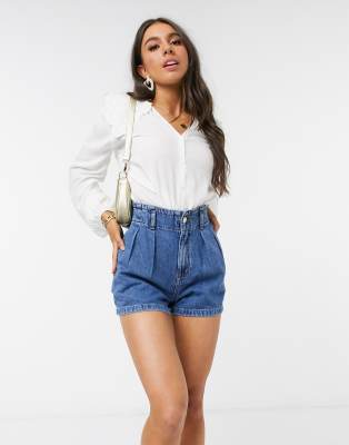 pull and bear denim shorts