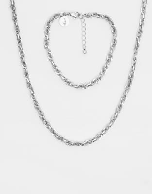 Parure collier et bracelet - Pull & bear - Modalova