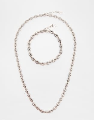 Parure collier et bracelet - Pull & bear - Modalova