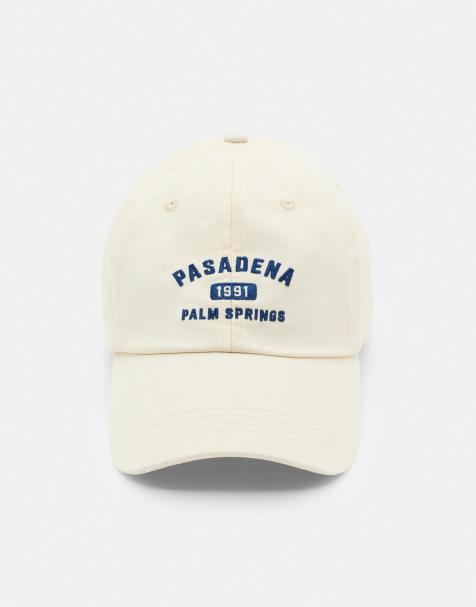Pull&Bear – Pasadena – Kappe in Beige - view 1