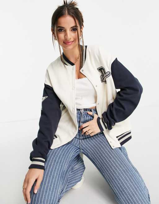 Cities varsity bomber jacket - pull&bear