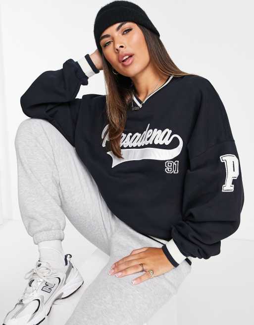 Pull and bear store college sweatshirt