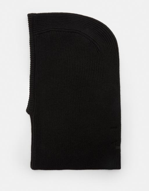 Pull&Bear - Passamontagna in maglia nero