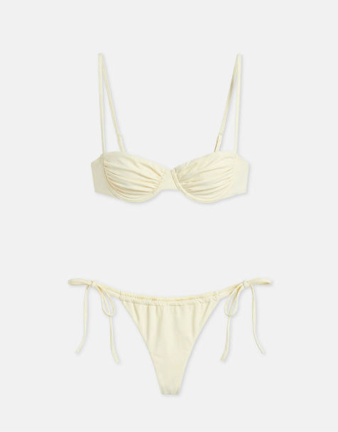 Pull&Bear – Pastellgul bikini - view 1