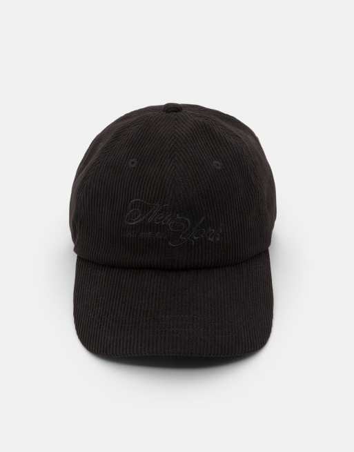 Pull&Bear - Pet van corduroy in zwart, 3 van 3