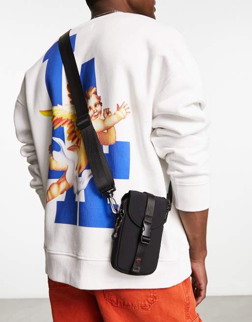 Pull&Bear - Petit sac bandoulière - Noir