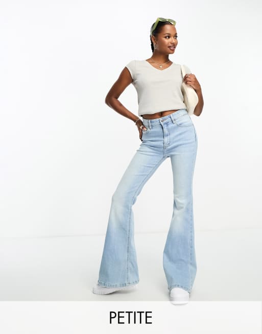 Flared high-rise jeans - pull&bear