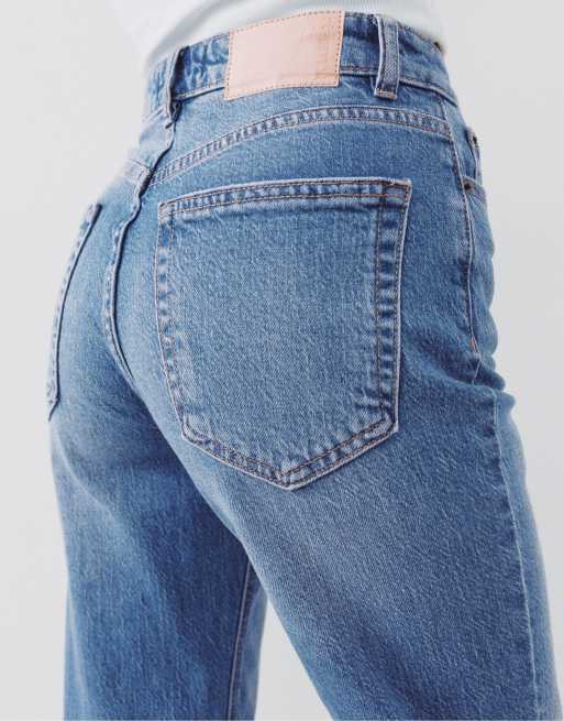 Pull&Bear Petite jean slim taille haute bleu moyen, 3 de 7