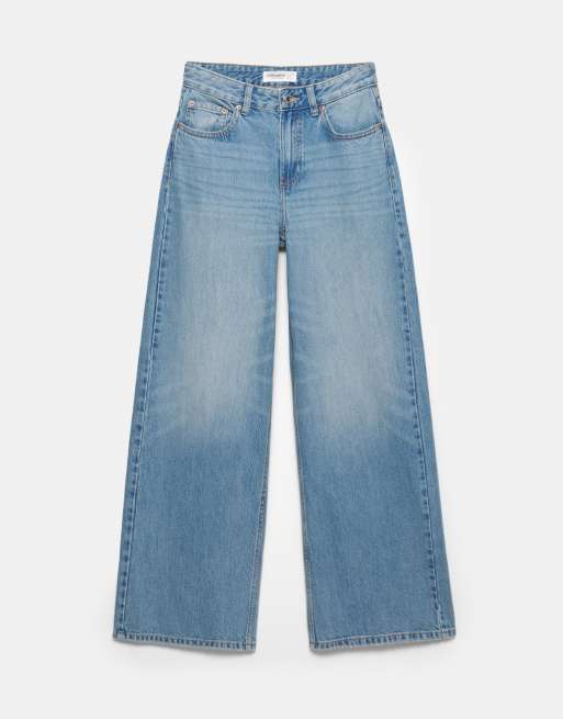 Pull&Bear Petite loose oversize jeans in indigo, 6 of 7