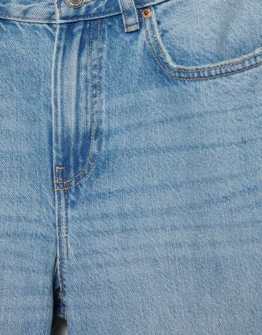 Pull&Bear Petite loose oversize jeans in indigo, 7 of 7