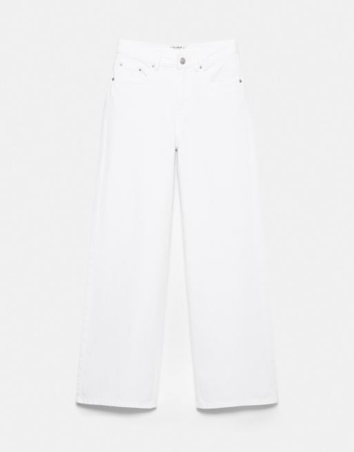 Pull&Bear Petite loose oversize jeans in white, 6 of 7