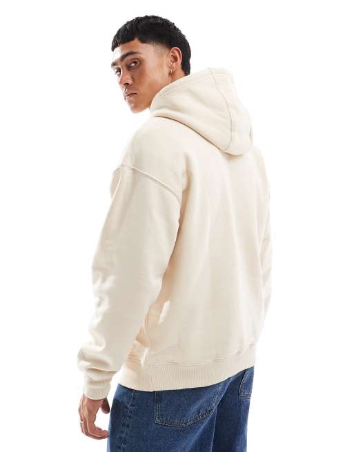 Pull&Bear – Piaskowa bluza z kapturem, 4 z 4