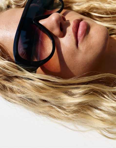 Pull&Bear – Pilotensonnenbrille in Braun - view 1