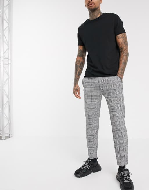 Tartan pants pull deals and bear