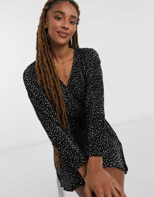 pull and bear polka dot dress