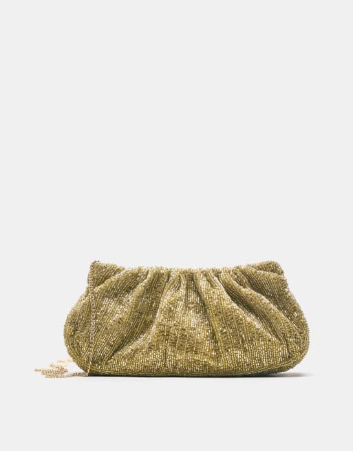 Pull&Bear - Pochette color oro
