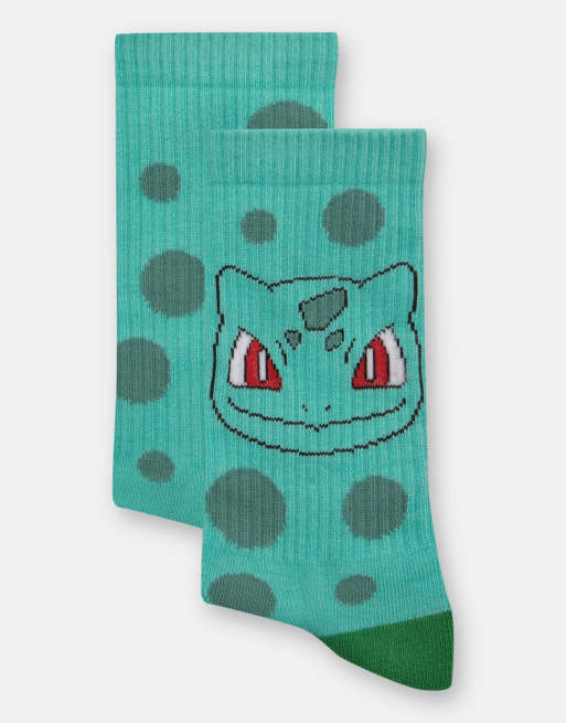 Pull&Bear - Pokémon Bulbasaur - Calzini verde medio, 3 di 4