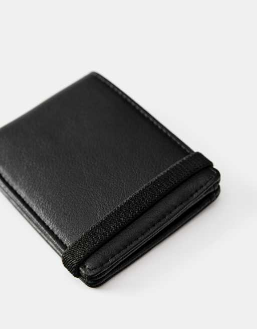 Pull&Bear portafoglio effetto pelle nero, 4 di 4
