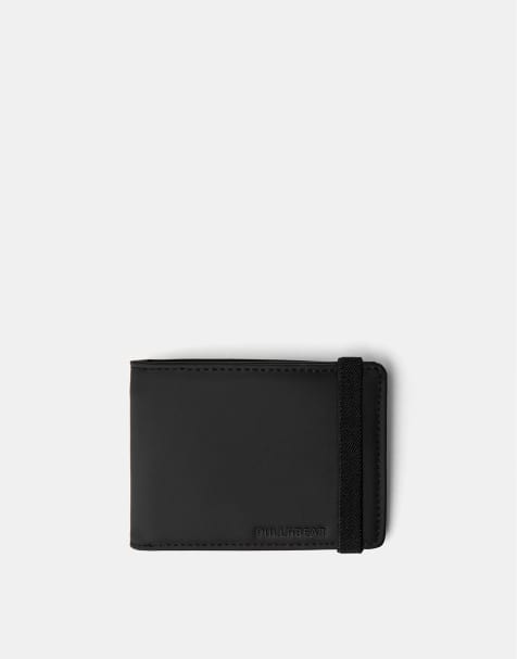 Pull&Bear - Portafoglio gommato nero - view 1